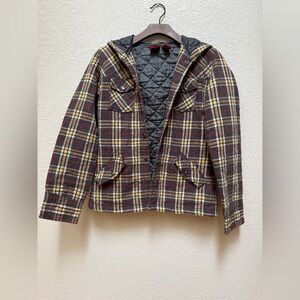 Tilt Y2K Plaid Hooded Jacket